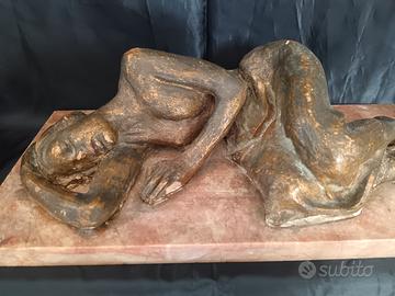 scultura in terracotta epoca XX Secolo 