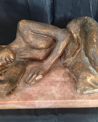 scultura in terracotta epoca XX Secolo 