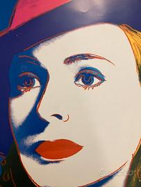 Manifesto, Poster Arte "Andy WARHOL - Ingrid Bergm