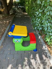 Banco gioco bimbi con contenitore MOLTO