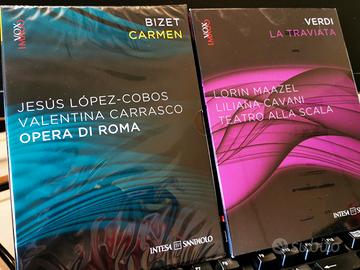 2 dvd musica classica: CARMEN e TRAVIATA