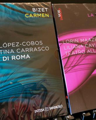 2 dvd musica classica: CARMEN e TRAVIATA
