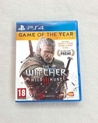 Gioco PS4 The Witcher 3 Wild Hunt Completo Origina