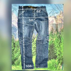 Jeans, uomo, taglia forte