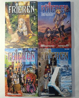 Frieren 1-4 Manga J-POP - Lotto con Volume 1 Varia