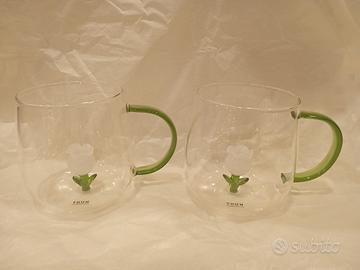 2 mug vetro con 🌷 Forever love 450ml thun