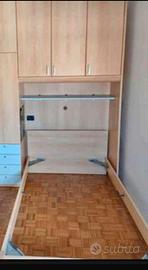 Materasso  + struttura letto 120 x200