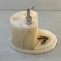 Set bagno portasapone e spazzolino ecc.