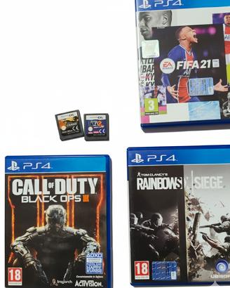 giochi ps4 e Nintendo ds 