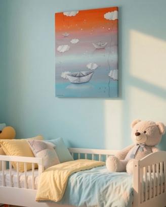 Quadro dipinto moderno 40x50