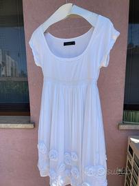 Vestito Twin Set in cotone bianco