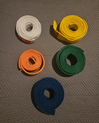 Cinture Karate -  Pezzi singoli o Lotto
