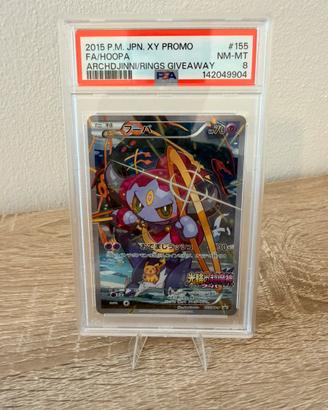 Hoopa Full Art 155/XY-P Promo Giapponese - PSA 8