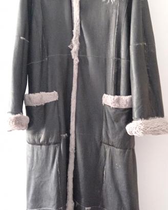 cappotto in pelle double face 