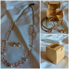 Parure collana e orecchini