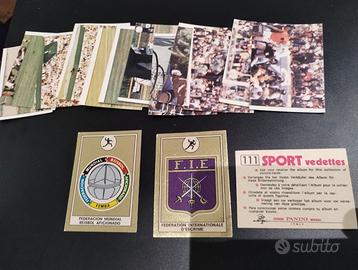 Lotto 16 Figurine Panini 1974 album Sport Vedettes