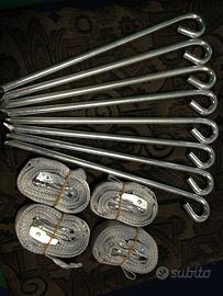 Picchetti per ancoraggio gazebo e tenda