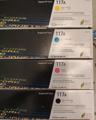 4 toner originali hp laser 150 mfp 178 mfp 179
