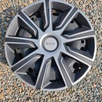 4 cerchi in ferro 5 fori 15" + copricerchi