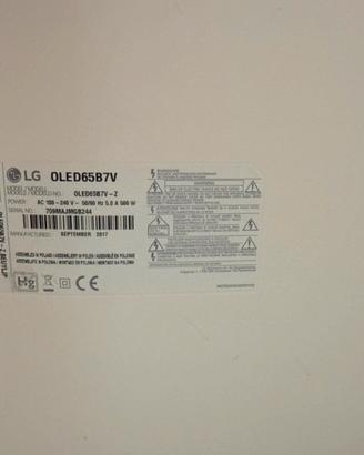 Tv LG oled 65’