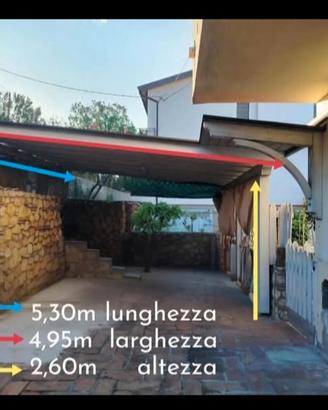 Gazebo, ideale come posto auto 