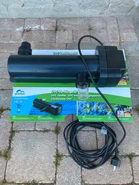 Lampada sterilizzatrice uvc laghetto acquario