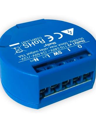 Shelly 1V3 Interruttore Relè Wireless