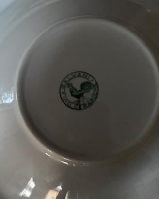 Piatti con fogli di vite anni 50