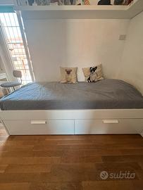 Letto ikea slakt e materasso anneland 90x200