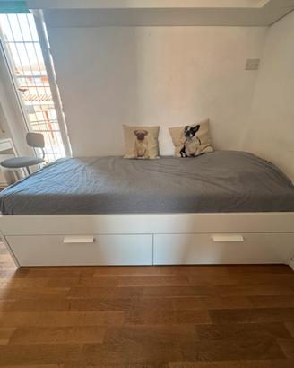 Letto ikea slakt e materasso anneland 90x200