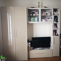 Armadio vetrina Casettone libreria