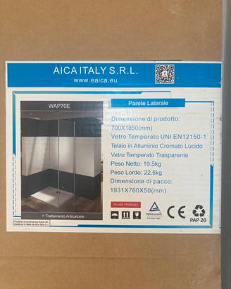 Parete doccia walkin 185*65