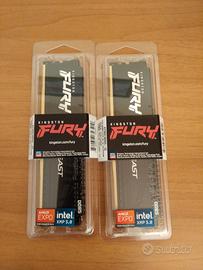 2x32GB RAM DDR5 Kingston Fury Beast 6000 Mhz CL30