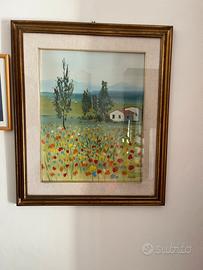 Quadro natura paesaggio