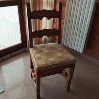 n.6 sedie in legno 