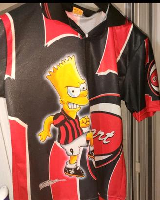Maglia calcio calcetto BART SIMPSON prodotto uffic