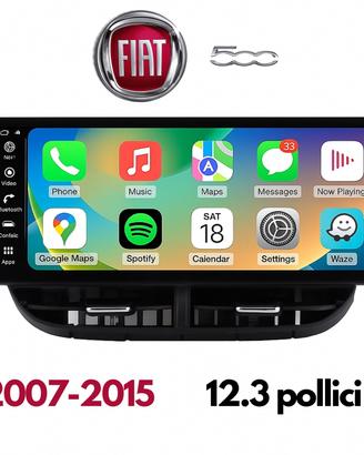 Autoradio Car tablet 12.3 Pollici FIAT 500 - Abart