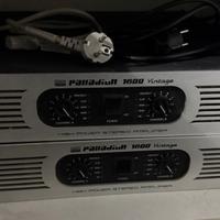 Amplificatore di potenza palladium 1600 2x900 watt