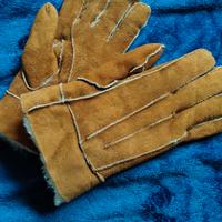 guanti in montone vintage 
