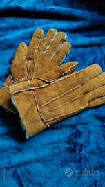 guanti in montone vintage 