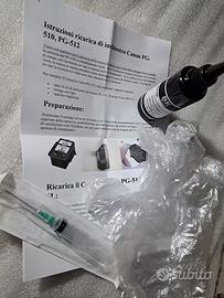 Kit Ricaricara Cartuccia Canon + ISTRUZIONI