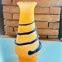 Vasetto spirale vetro stile Murano