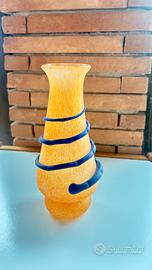 Vasetto spirale vetro stile Murano
