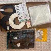 Kit zanzariera magnetica in pvc+zanzariera nera