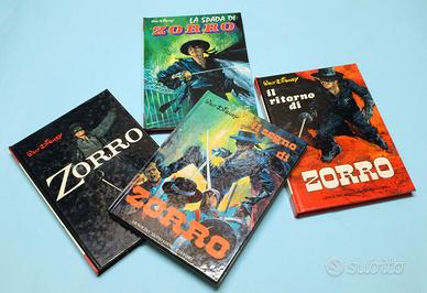 Libri Zorro set completo Walt Disney Mondadori '70