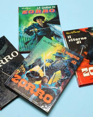 Libri Zorro set completo Walt Disney Mondadori '70