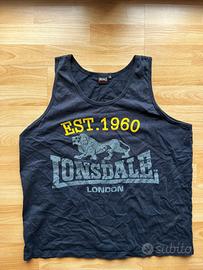 Canotta Lonsdale nera XL