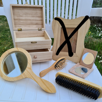 Oggetti in legno per decoupage