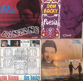 Don Backy - 5 vinili 45 giri con cover