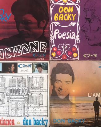 Don Backy - 5 vinili 45 giri con cover